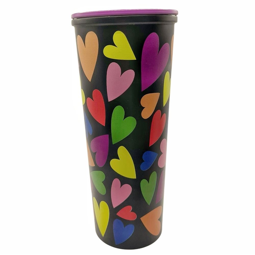 Colourful Rainbow Heart Tumbler